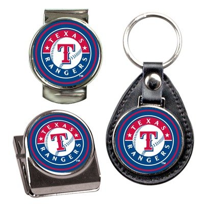 MLB Texas Rangers Key Chain, Money Clip and Magnet Clip