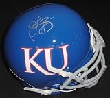 John Riggins Autographed Kansas Jayhawks Throwback Mini Helmet