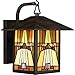 Quoizel Wall TFIK8409VA One Light Outdoor Lantern, Medium, Valiant Bronze