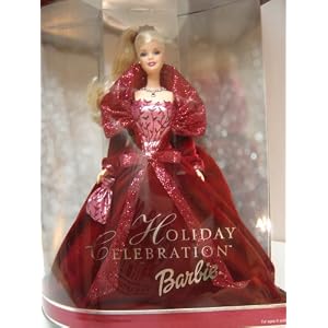 2002 Holiday Celebration Barbie by 