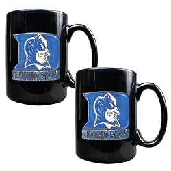 Duke Blue Devils NCAA 2pc Coffee Mug Set by Great American Products