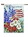 Toland Home Garden 102060 Patriotic Welcome 28 x 40 Inch Decorative, House Flag