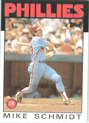 1986 Topps # 200 Mike Schmidt Philadelphia Phillies Baseball Card
