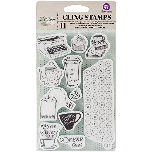 Coffee Break Cling Rubber Stamps 4''X6''-