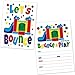Bounce House Birthday Party Invitations - Kids Jump and Play Birthday Invites (20 Count with Envelopes)