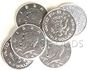 Silver Milk Chocolate Coins, 1 lb. bag, 91 coins