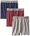 Hanes Big Boys' Knit Boxer With Exposed Waistband(Pack of 3)
