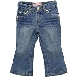 Levi's Baby Girls Rockstar Jean with Silver Novelty Hardware - Medium Glitter, 24 Months