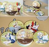 Fender Electro Lounge Beverage Coasters