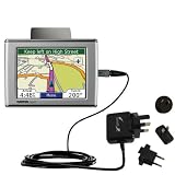 International Wall / AC Charger for the Garmin Nuvi 350 - Gomadic Brand w/ TipExchange Technology
