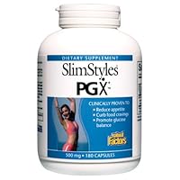 Slim Styles PGX Caps 500 mg By Natural Factors - 180 Capsules Slim Styles PGX