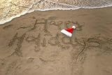 Wallmonkeys Peel and Stick Wall Decals - Happy Holidays on the Beach - 24