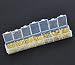 1 Container / 1 Box containing 1780 Mixed Gold Plated Open Jump Rings 3mm-9mm,(1780 PCs Assorted) Findings