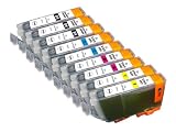 9 Pack. Compatible Cartridges for Canon BCI-6. Includes Sophia Global Brand Cartridges for 3ea BCI-6 Black + 2ea BCI-6 Cyan + 2ea BCI-6 Magenta + 2ea BCI-6 Yellow.