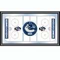 NHL Vancouver Canucks Framed Hockey Rink Mirror - 15Lx26W"