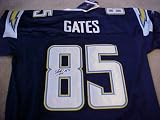 Antonio Gates Hand Signed Autographed Authentic Reebok San Diego Chargers Home Jersey