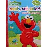SesameStreetColoringandActivityBook144Pagewith30Stickers