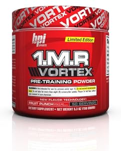 BPI Sports 1.M.R. Vortex Pre-Workout, 50 Servings, Fruit Punch