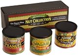 The Peanut Shop of Williamsburg Gift Set All Natural (Homestyle Peanuts, Cashew and Honey Roasted)
