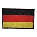 Deutschland 5,8 cm * 3,8 cm B�gelbild Aufn�her Applikation Fahne Wappen Flagge