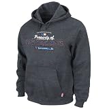 MLB Men's New York Mets Property Of Long Sleeve Hooded Fleece Pullover (Pro Granite, X-Large)