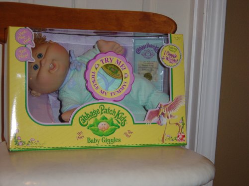 Childrens Toyshop  Toys : Cabbage Patch Kids Baby Giggles Doll Giggles & Wiggles