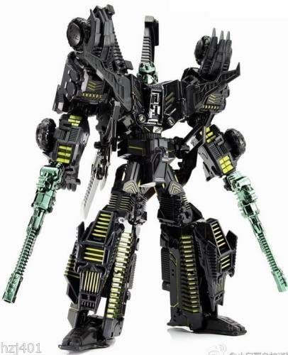 LEQIQU Transformers BLACK sixshot third PARTY close to G1 sizse
