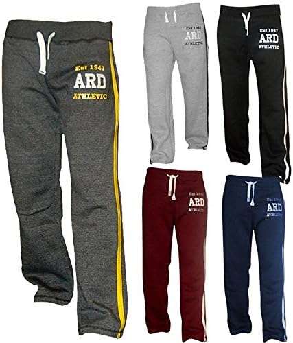Men's Joggers Cotton Fleece Jogging Trousers Pants Track Suit Bottom MMA Boxing