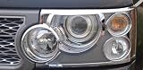 Range Rover L322 Accessories: ABS Chrome Head Light Covers Pr, 2006, 2007, 2008, 2009, 2010
