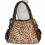 51LVEX%2BC0yL._SL160_ - Large Whip-stitched Giraffe Print Slouchy Hobo Handbag - hobo-clutch-purse