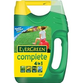 EverGreen Complete 100 sq m Lawn Food, Weed and Moss Killer Spreader