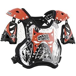 Answer Racing Apex Youth Roost Deflector Dirt Bike Motorcycle Body Armor - Red
