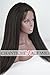 Chantiche® Brazilian Italian Yaki Gluless Silk Top Lace Front Wigs 5A Remy Human Hair with Baby Hair 130% Density Natural Color Medium Size Cap Medium Brown Lace