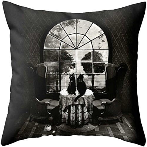 FairyPark Pillowcase Punk Bohemia Paisley Skull Cushion Cover Cotton Linen Size 40*40 Printed Throw Pillows Decorative Cojines Perfect Pillow Cover