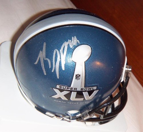 BJ RAJI SIGNED AUTOGRAPHED SUPER BOWL MINI HELMET GREEN BAY PACKERS W/ HOLOGRAM + COA
