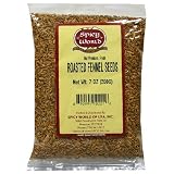 Spicy World Roasted Fennel Seeds, 7-Ounce Bags (Pack of 6)