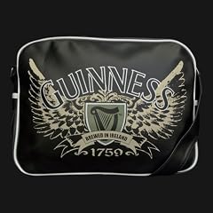 Black Guinness Wings PVC Satchel Bag