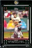 2007 Topps #317 Omar Vizquel San Francisco Giants Baseball Card - Mint Condition - Shipped in Protective Display Case!