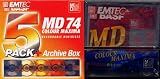 2 of BASF Audio Recordable Mini Discs 74 min