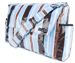 MAX STRIPE MESSENGER DIAPER BAG - BABY DIAPER BAGS