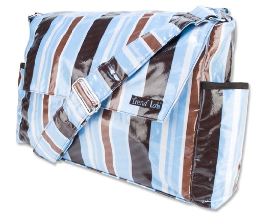 MAX STRIPE MESSENGER DIAPER DIAPER BAGS