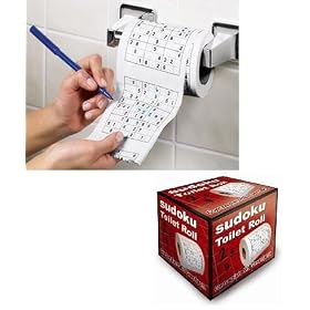 Bunkerbound Novelty Sudoku Toilet Roll