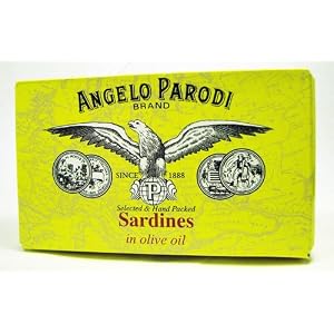 Angelo Parodi Brand Portuguese Sardines in Olive Oil 120 Gr Tin by Angelo Parodi