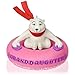 Hallmark Keepsake Ornament Granddaughter Polar Bear in Snow Tube