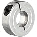 Climax Metal 1C-056-A One-Piece Clamping Collar, Aluminum, 9/16" Bore, 1-5/16" OD, 7/16" Width