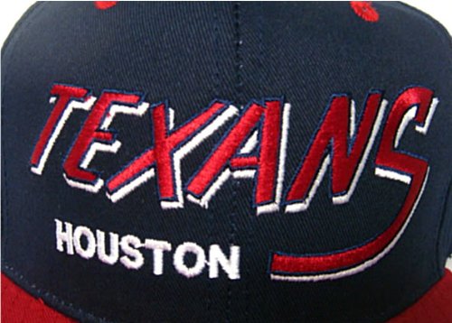 NEW Houston Texans NFL Two Tone Vintage Snapback Flatbill Cap / Hat