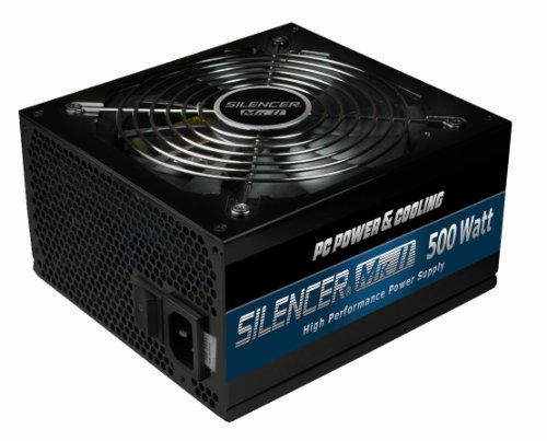 PC Power and Cooling Silencer Mk II 500W High Performance SLI CrossFire ready Power Supply compatible with Intel Sandy Bridge Core i3 i5 i7 and AMD Phenom