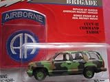 GMC Tahoe Army U.S. Command Vehicle Johnny Lightning Brigade with Authentic Military Patch Decal