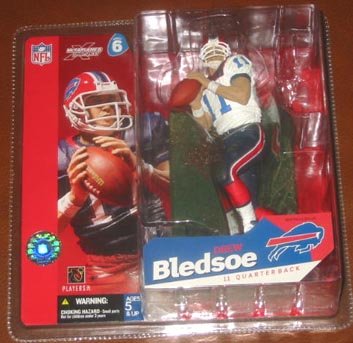 McFarlane NFL Series 6 Drew Bledsoe Buffalo Bills White Jersey Chase Variant