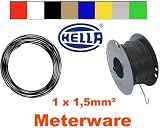 Produkt-Bild: Hella Fahrzeugleitung 1,5mm&sup2; SCHWARZ Meterware Fahrzeugkabel Litze FLY Kabel Cu